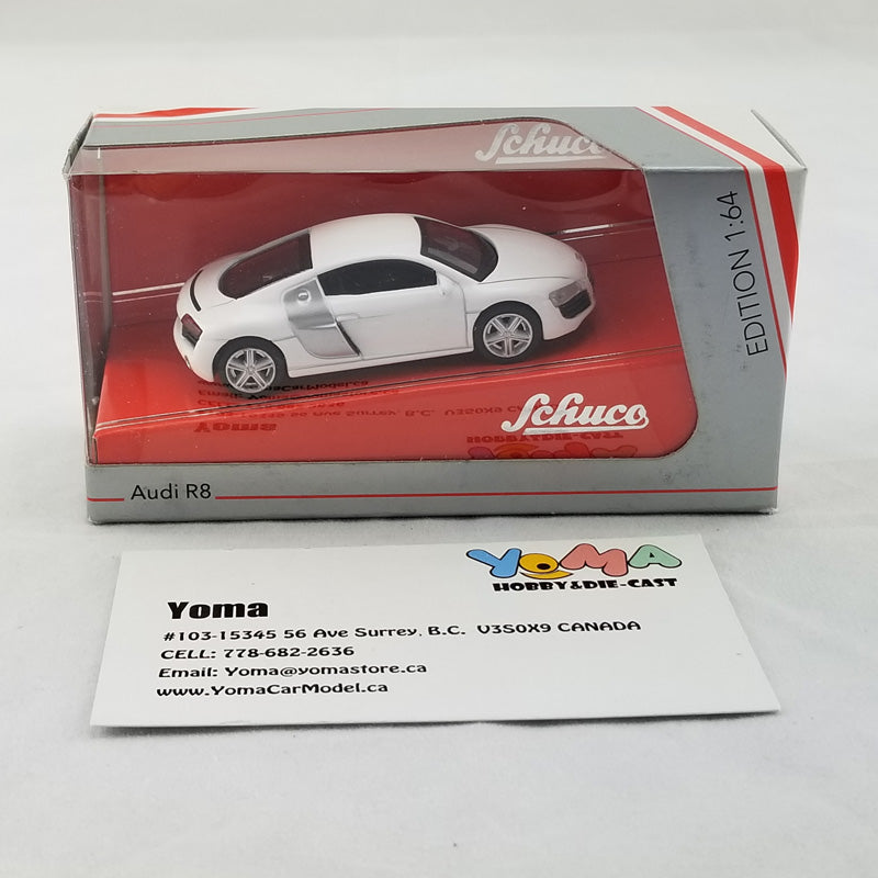 Schuco 1:64 Audi R8 coupe white 452010800