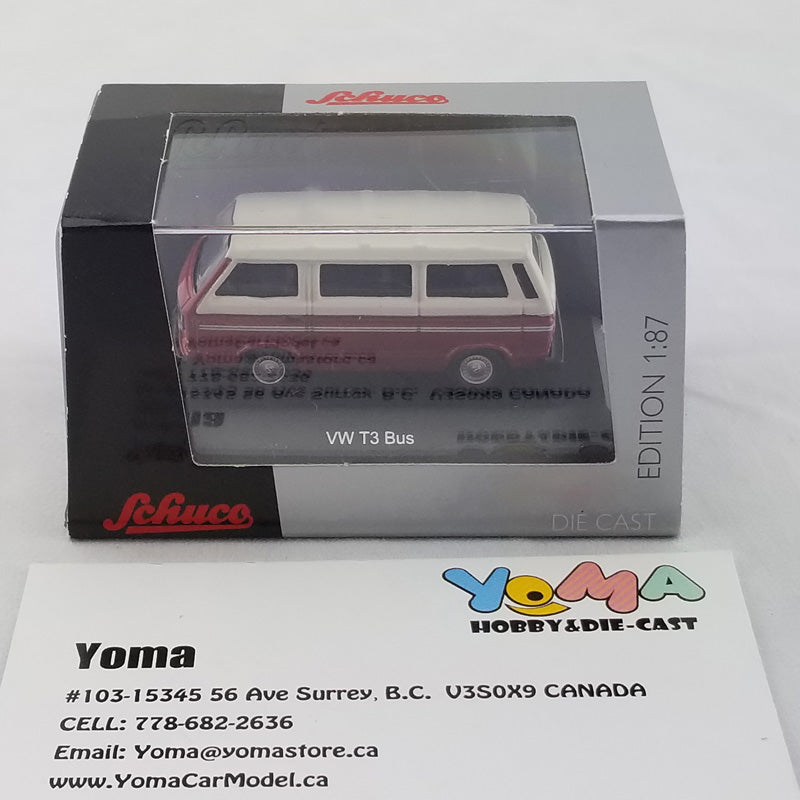 Schuco 1:87 Volkswagen T3 Bus Diecast Model Car 452612600