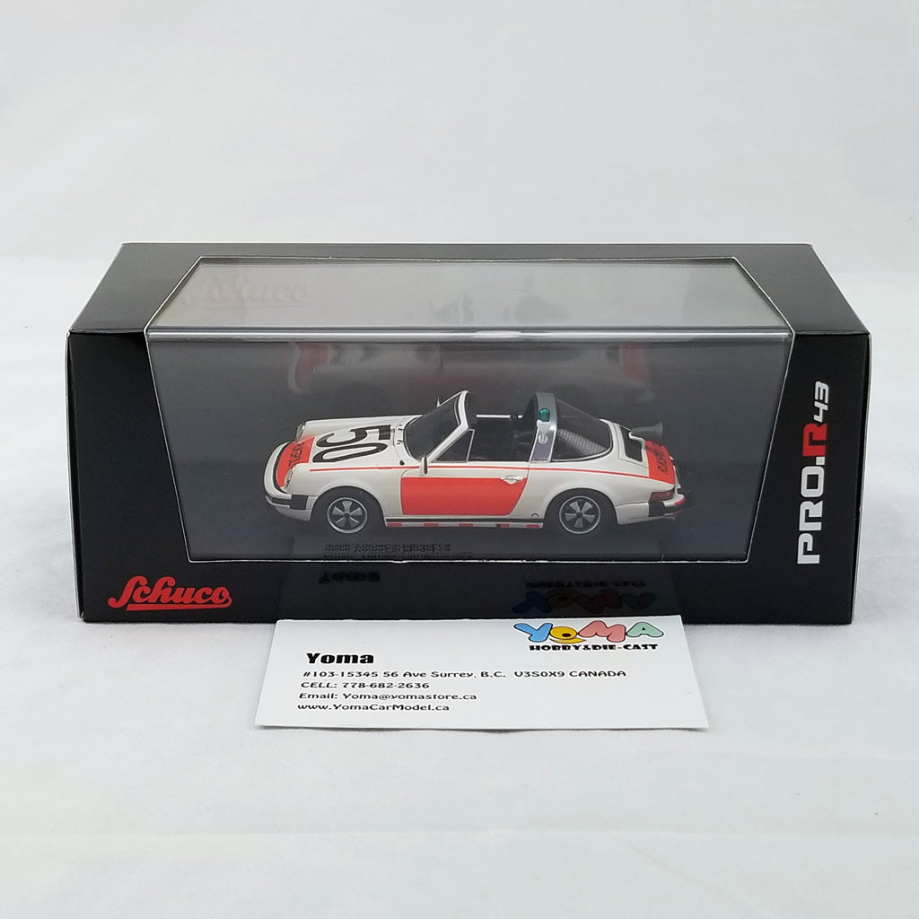 Schuco 1:43 Porsche 911 Targa National police 450891400