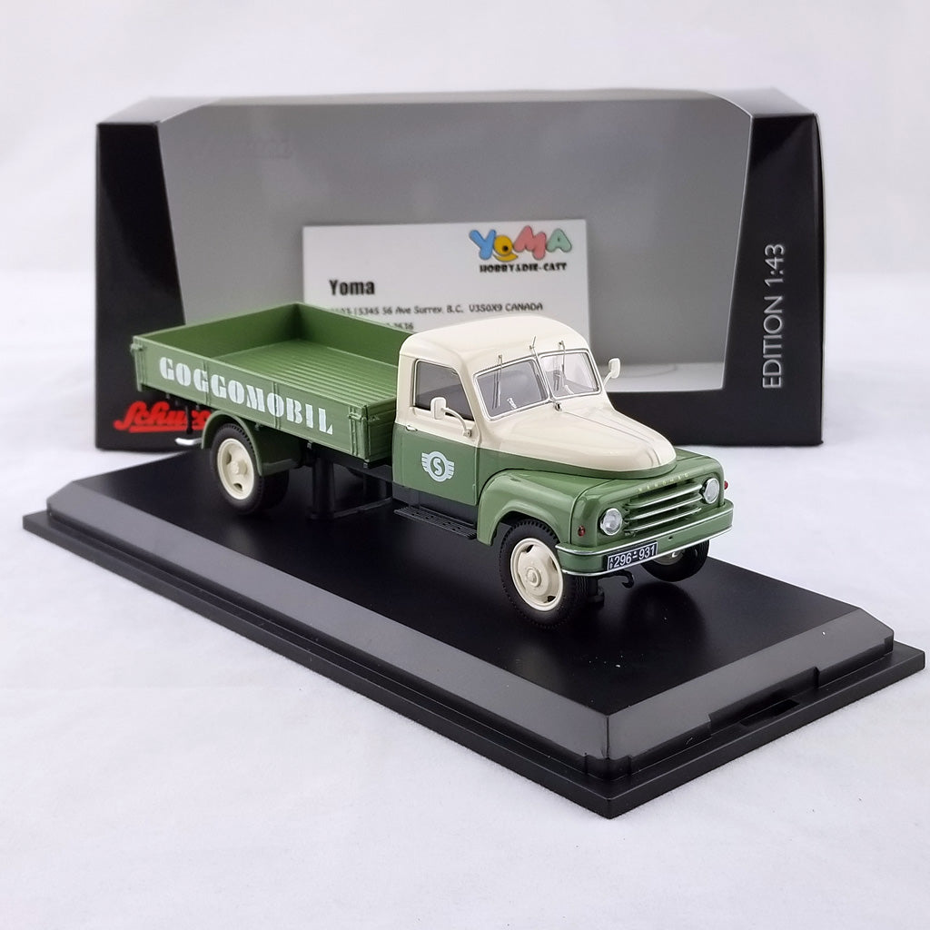 Schuco 1:43 Hanomag L28 Pritsche mit Goggomobil Goggomobil-Service 450293800