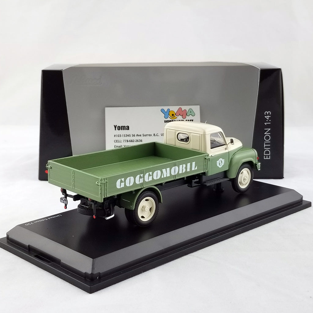 Schuco 1:43 Hanomag L28 Pritsche mit Goggomobil Goggomobil-Service 450293800