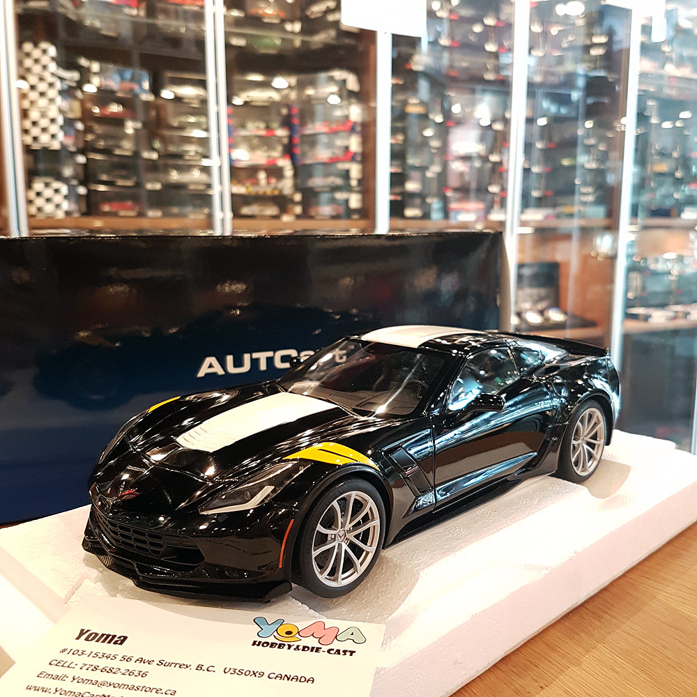 AUTOart 1:18 Chevrolet Corvette C7 Grand Sport (Black) 71273