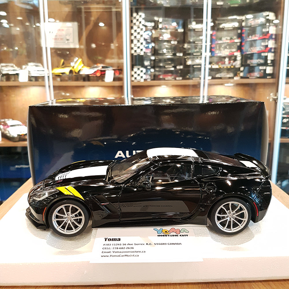AUTOart 1:18 Chevrolet Corvette C7 Grand Sport (Black) 71273