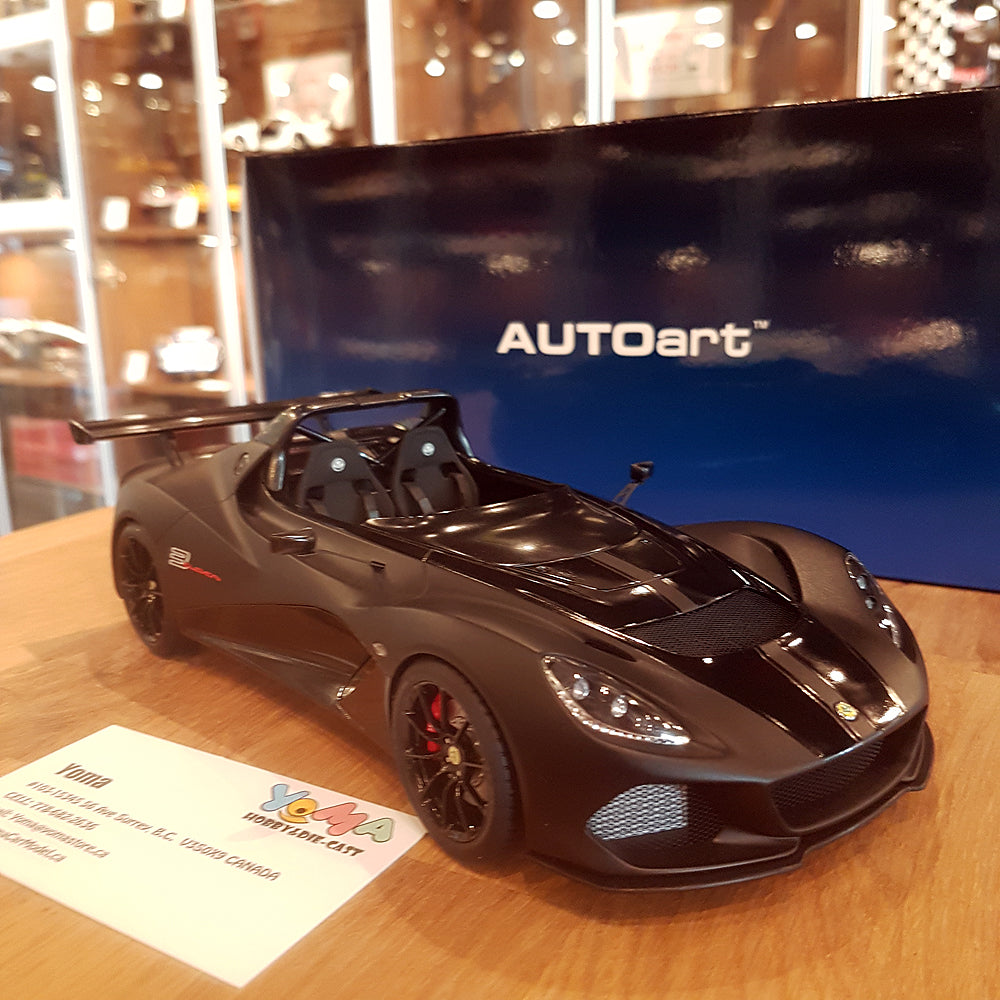 AUTOART 1/18 LOTUS 3-ELEVEN MATT BLACK 75391