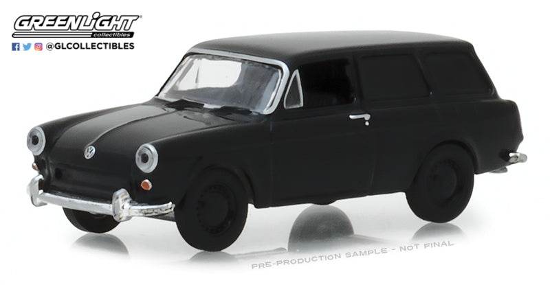 GreenLight 1:64 Black Bandit Series 20 - 1965 Volkswagen Type 3 Panel Van 27960-A