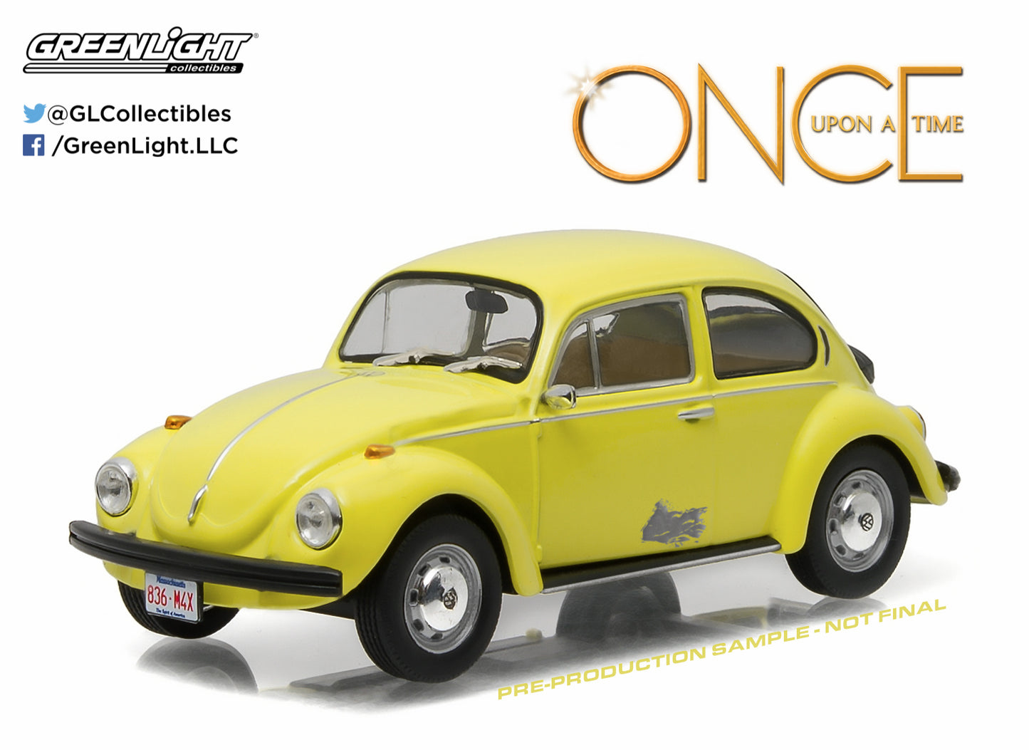 GreenLight 1:43 Once Upon A Time (2011-Current TV Series) - Emma's Volkswagen Beetle 86494
