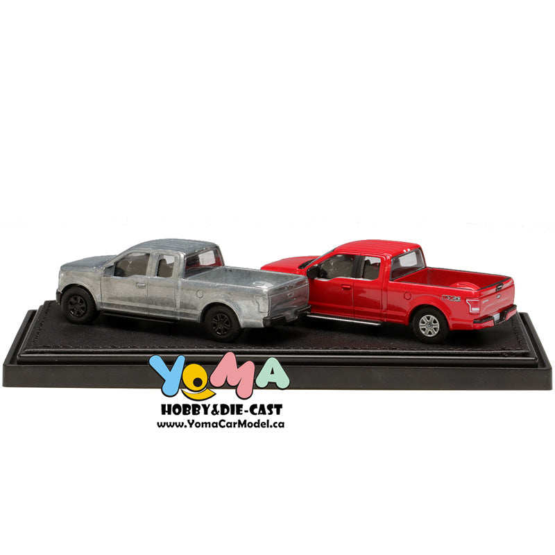GreenLight 1:64 firstcut 2015+ Ford F-150 (Hobby Exclusive 2-Car Set) 29828