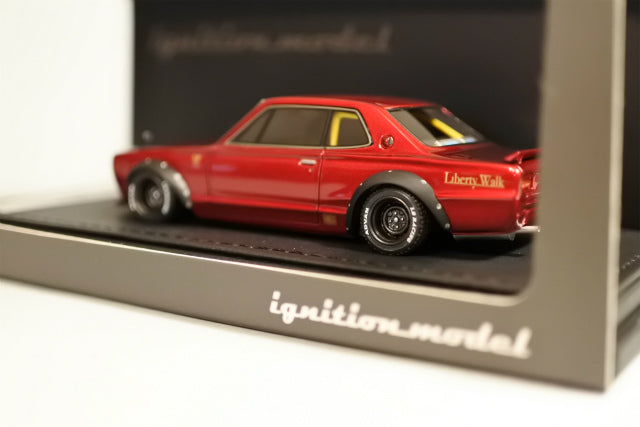 Ignition 1:43 LB-WORKS Hakosuka 2Door Red Metallic IG0719