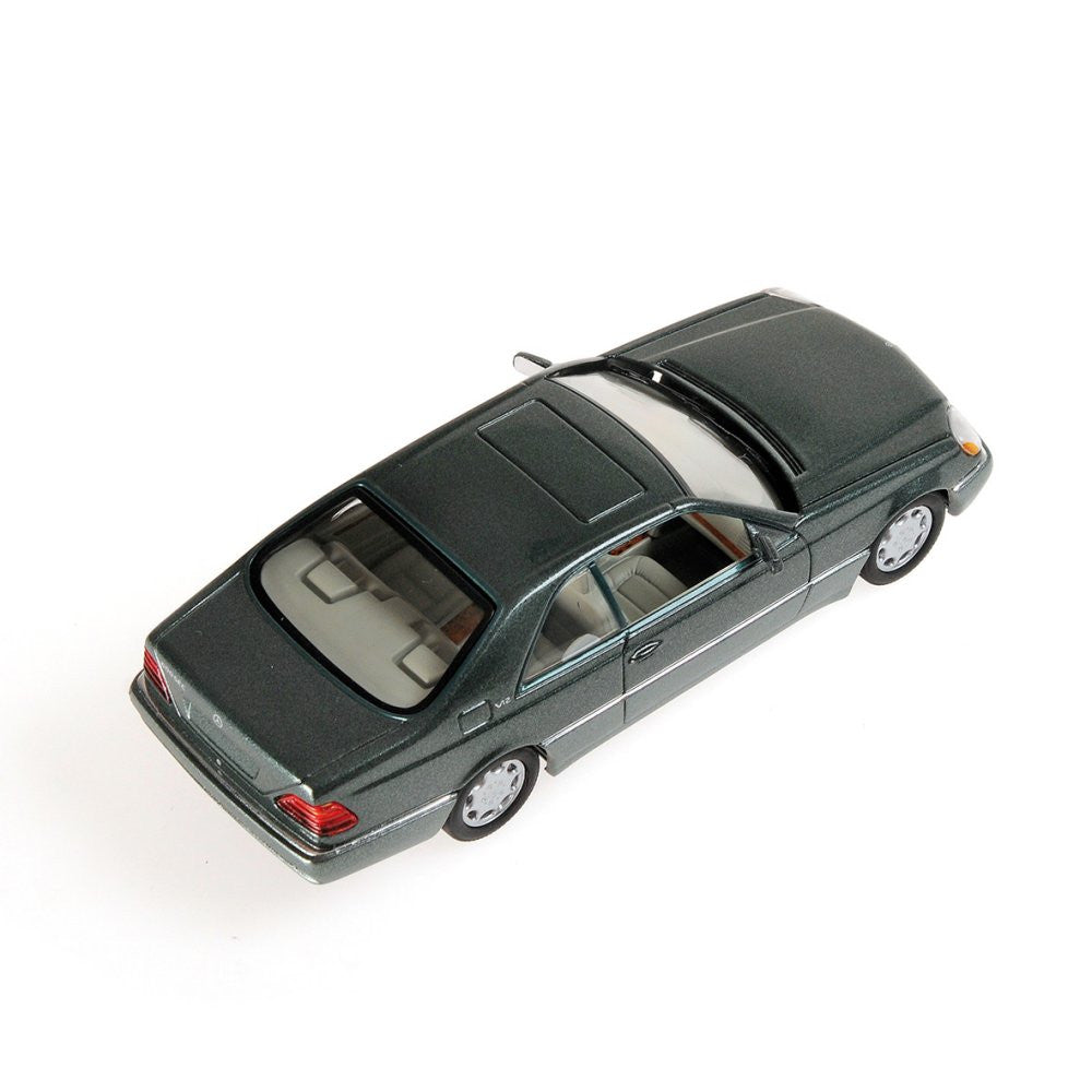 MINICHAMPS 1/43 MERCEDES-BENZ 600 SEC COUPE (C140) 1992 GREEN METALLIC 430032604