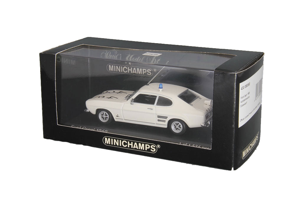 Minichamps 1:43 Ford Capri 1969 Autobahnpolizei Dusseldorf 430085590