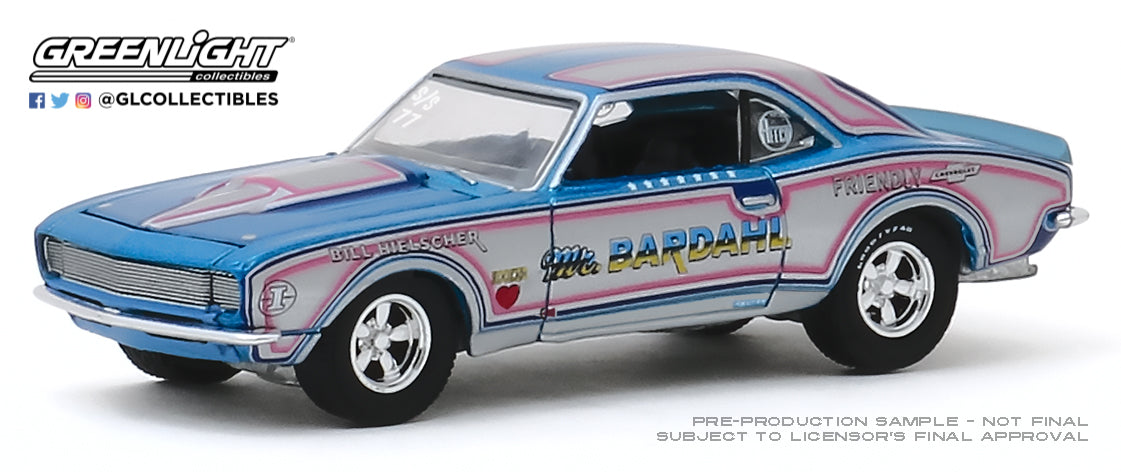 GreenLight 1:64 Bardahl - 1967 Chevrolet Camaro - Bill Hielscher s Mr. Bardahl 1967 Camaro (Hobby Exclusive) 30095