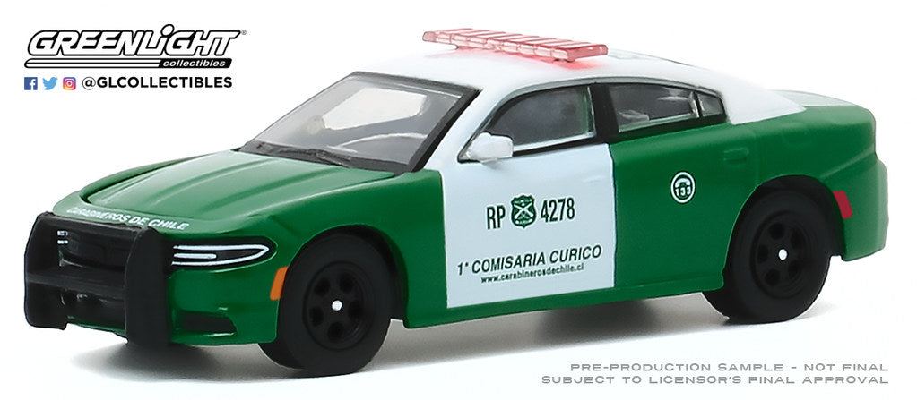 GreenLight 1:64 2018 Dodge Charger Pursuit - Carabineros de Chile 30162