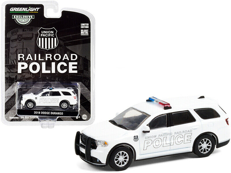 GreenLight 1:64 2018 Dodge Durango - Union Pacific Railroad Police (Hobby Exclusive) 30268