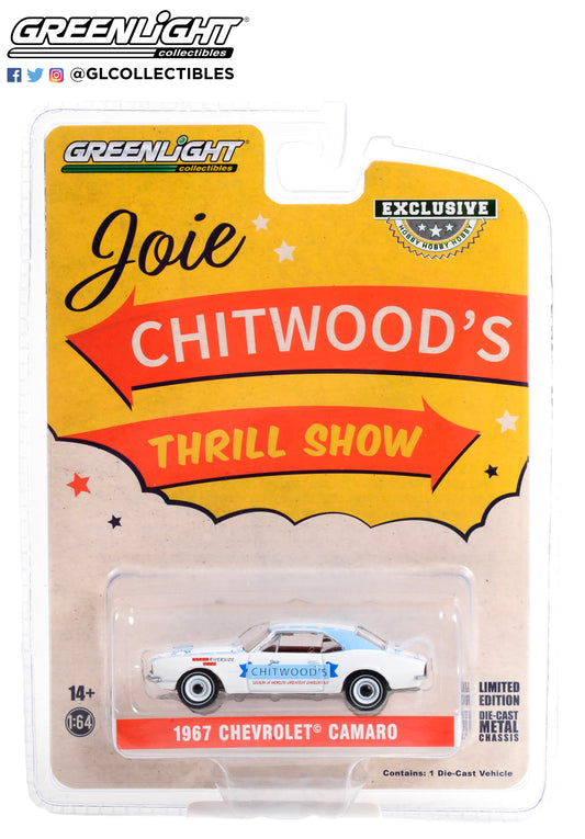 GreenLight 1:64 1967 Chevrolet Camaro - Joie Chitwood’s "Legion of Worlds Greatest Daredevils" (Hobby Exclusive) 30358