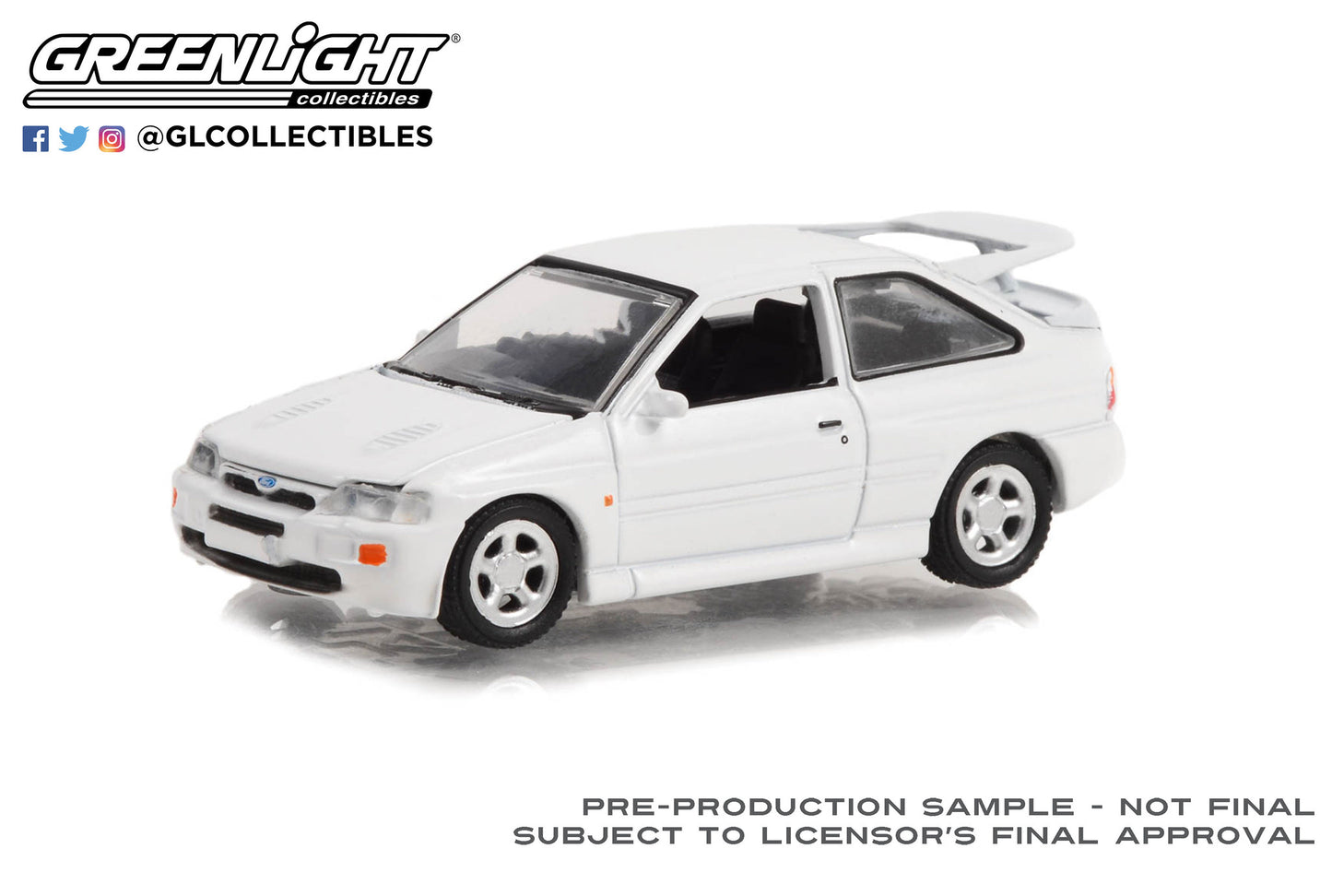 GreenLight 1:64 1995 Ford Escort RS Cosworth - Diamond White 30379