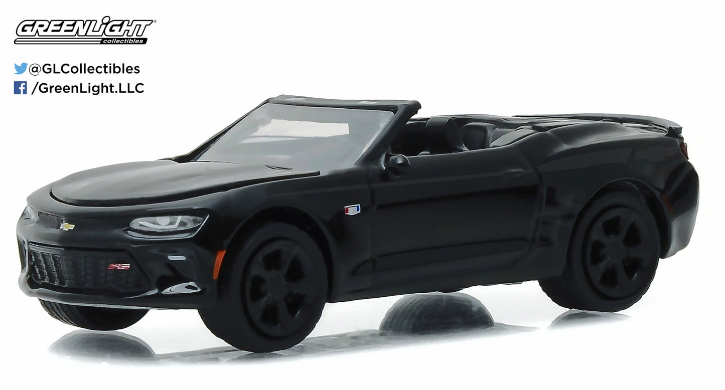 GreenLight 1:64 Black Bandit Series 16 - 2017 Chevrolet Camaro Convertible 27880-F