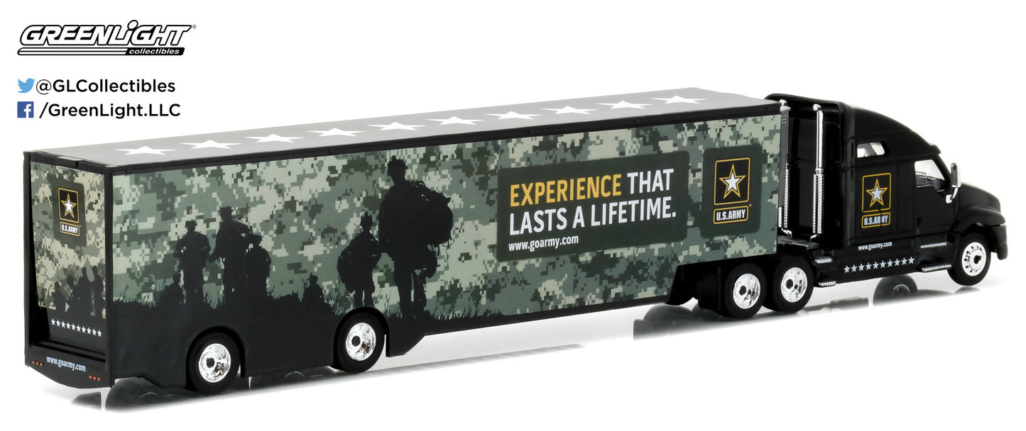 GreenLight 1:64 U.S. Army - Kenworth T2000 Hauler 29882