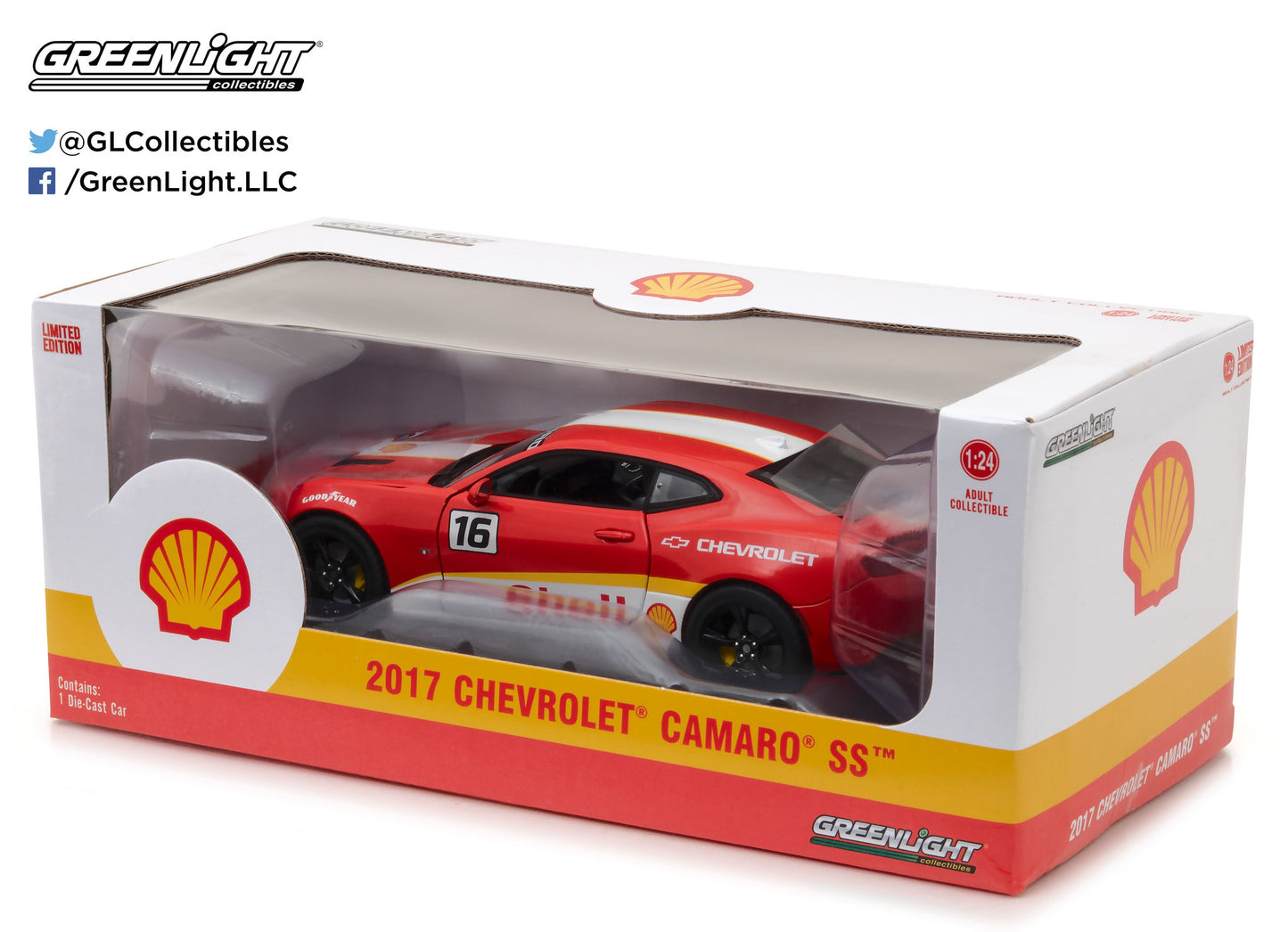 GreenLight 1:24 2017 Chevrolet Camaro SS Shell Oil 18239