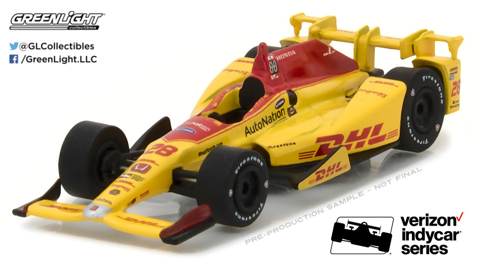 GreenLight 1:64 2017 #28 Ryan Hunter-Reay / Andretti Autosport, DHL IndyCar 10780