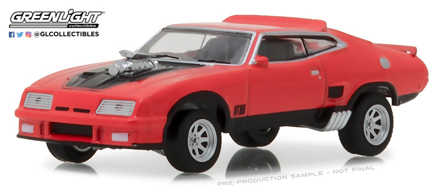 GreenLight 1:64 1973 Ford Falcon XB Custom - Red Pepper with Black Stripes 29946