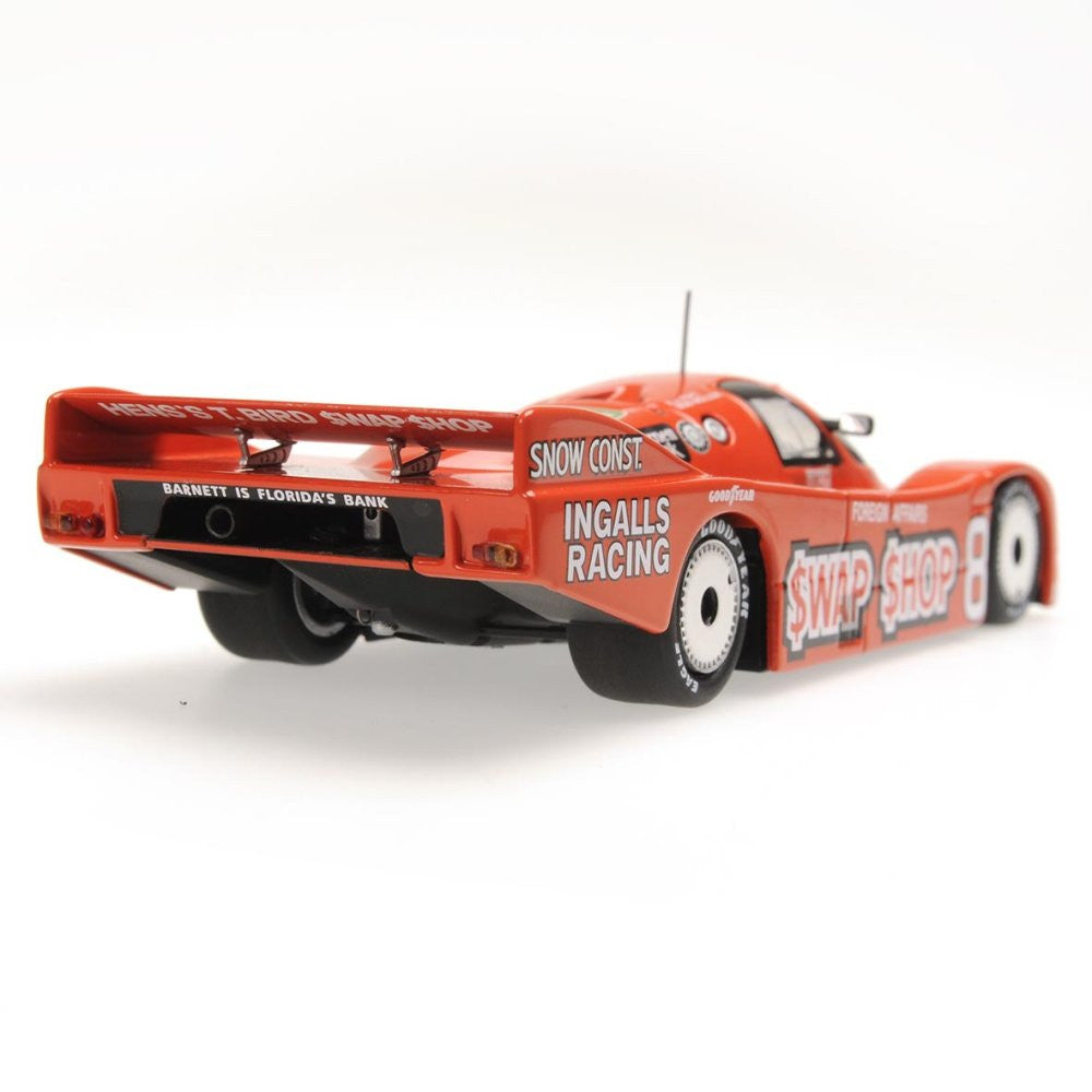 Minichamps 1:43 Porsche 962 IMSA Swap Shop #8 Winner 12h Sebring 1985 Foyt/Wollek 400856508