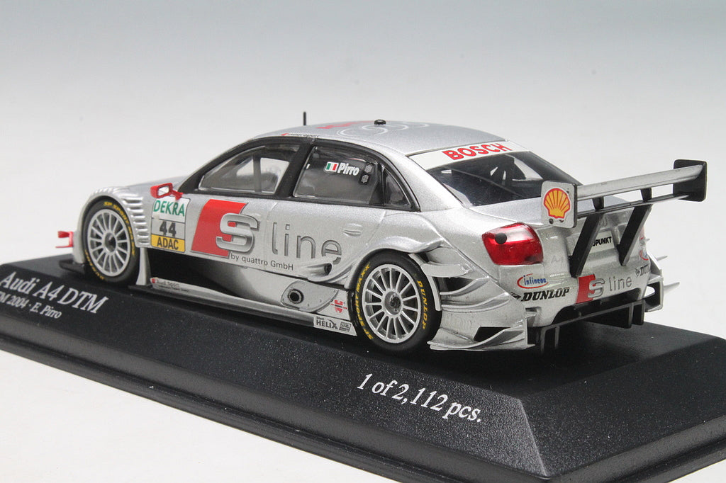 Minichamps 1:43 Audi A4 Emanuele Pirro Audi Sport Infineon Team Joest #44 DTM 2004 S-Line 400041444
