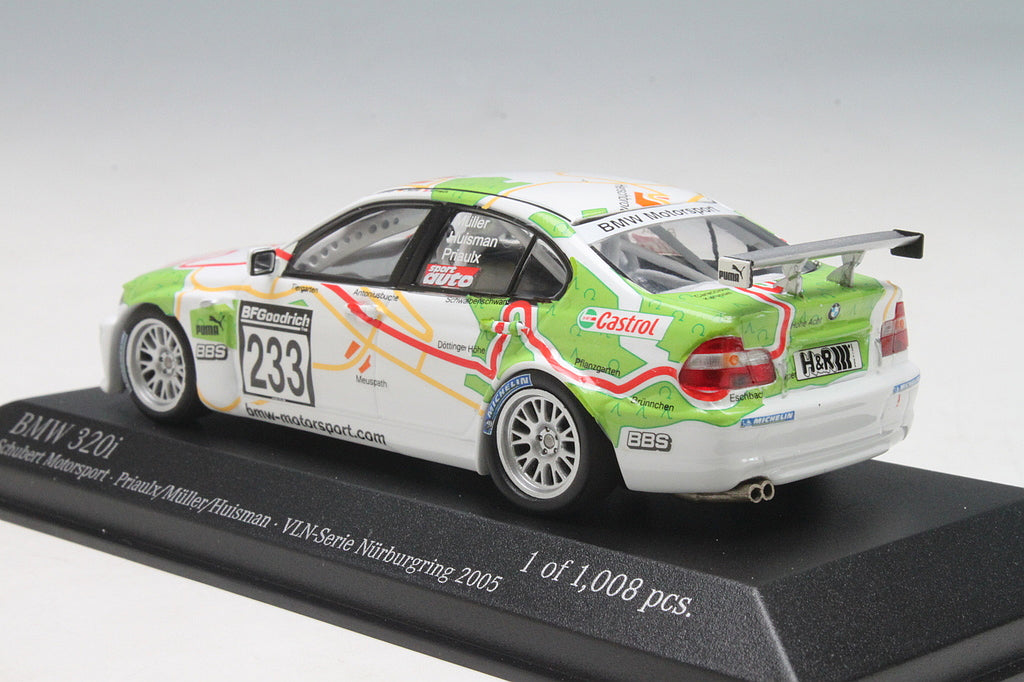 Minichamps 1:43 BMW 320I Schubert Motors Priaulx/Muller/Huisman #233 VLN Nurburgring 2005 400052433