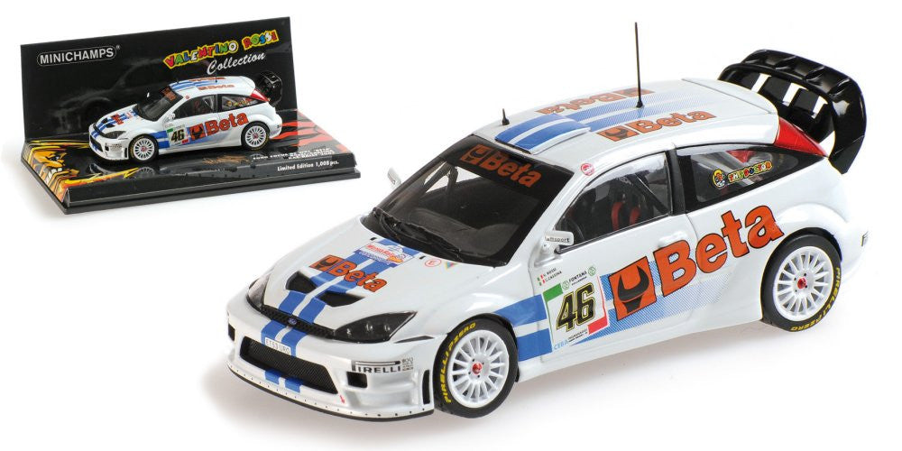Minichamps 1:43 Ford Focus RS WRC Beta Rossi/Cassina #46 Monza Rally 2007 400078446