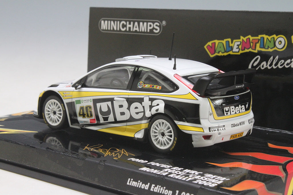 Minichamps 1:43 Ford Focus RS Rally Beta Rossi/Cassina #46 Monza Rally WRC 2008 400088946