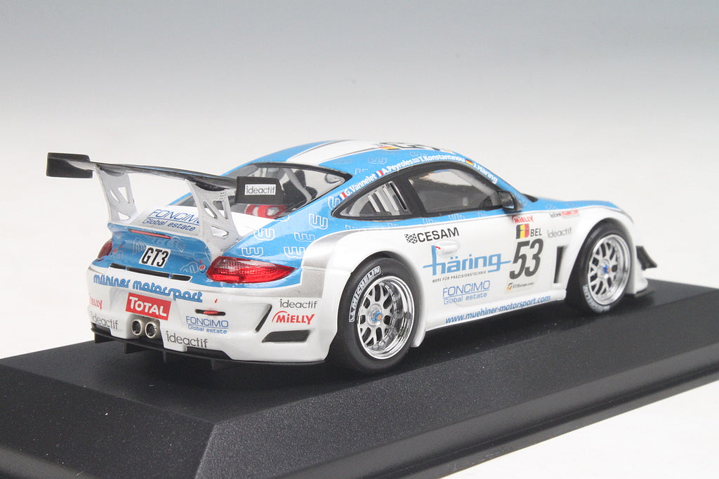 Minichamps 1:43 PORSCHE 911 GT3R – VANNELET/PEYROLES/KONSTANTINOU/HAERING – CLASS WINNERS 24H SPA – 2010 400108953