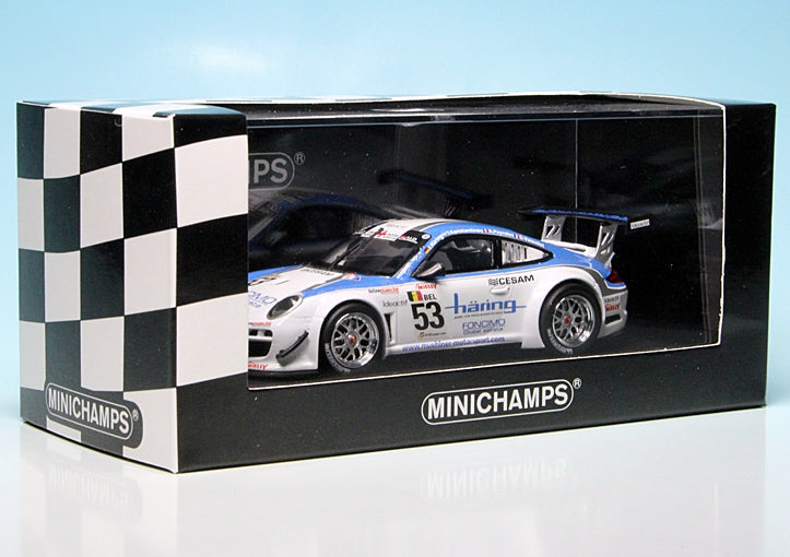 Minichamps 1:43 PORSCHE 911 GT3R – VANNELET/PEYROLES/KONSTANTINOU/HAERING – CLASS WINNERS 24H SPA – 2010 400108953