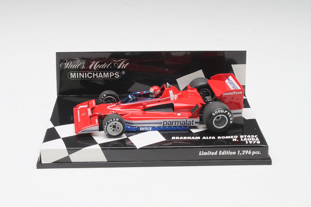 Minichamps 1:43 Brabham Alfa Romeo BT45C Niki Lauda 1978 400780001