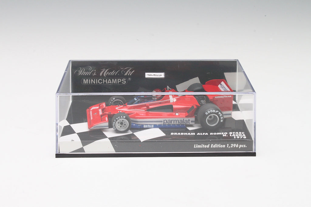 Minichamps 1:43 Brabham Alfa Romeo BT45C Niki Lauda 1978 400780001