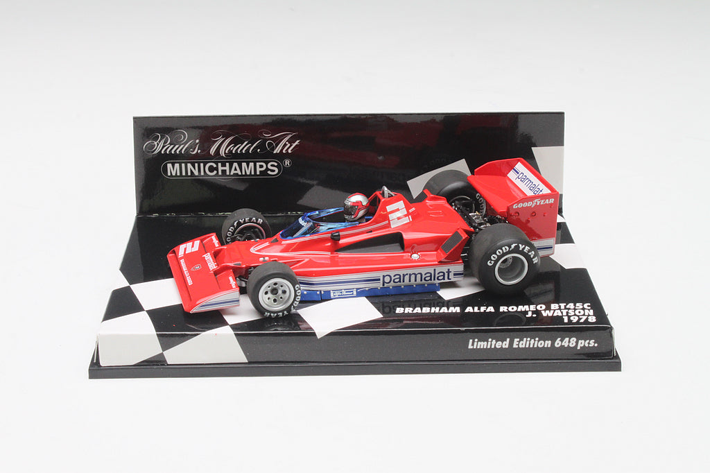 Minichamps 1:43 Brabham Alfa Romeo BT45C #2 John Watson 1978 400780002