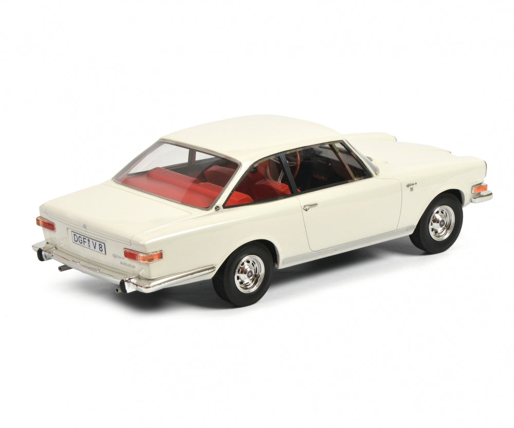 Schuco 1:18 BMW Glas 2600 V8 1966 white 450020700