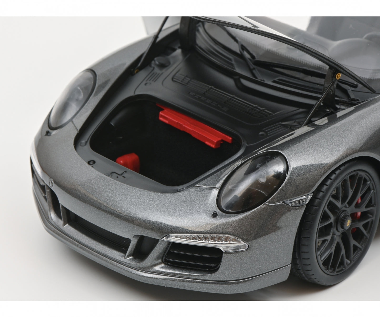 Schuco 1:18 Porsche 911 991 Carrera GTS Cabriolet Grey 450039800