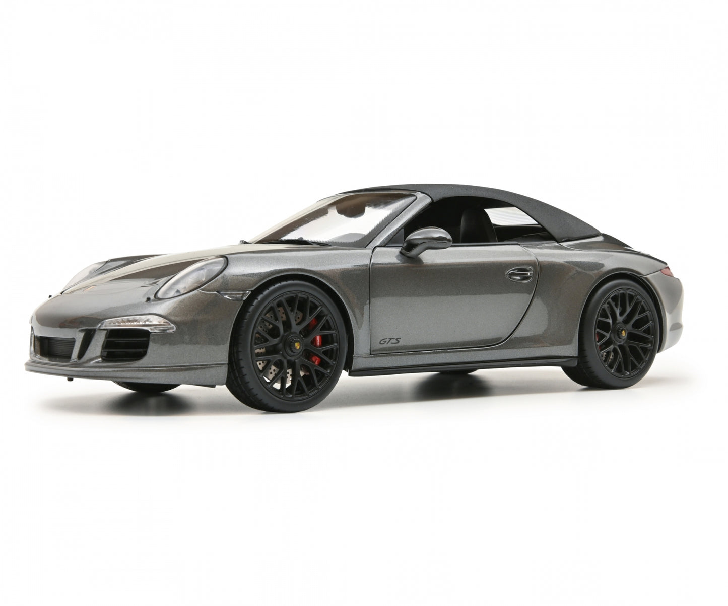 Schuco 1:18 Porsche 911 991 Carrera GTS Cabriolet Grey 450039800