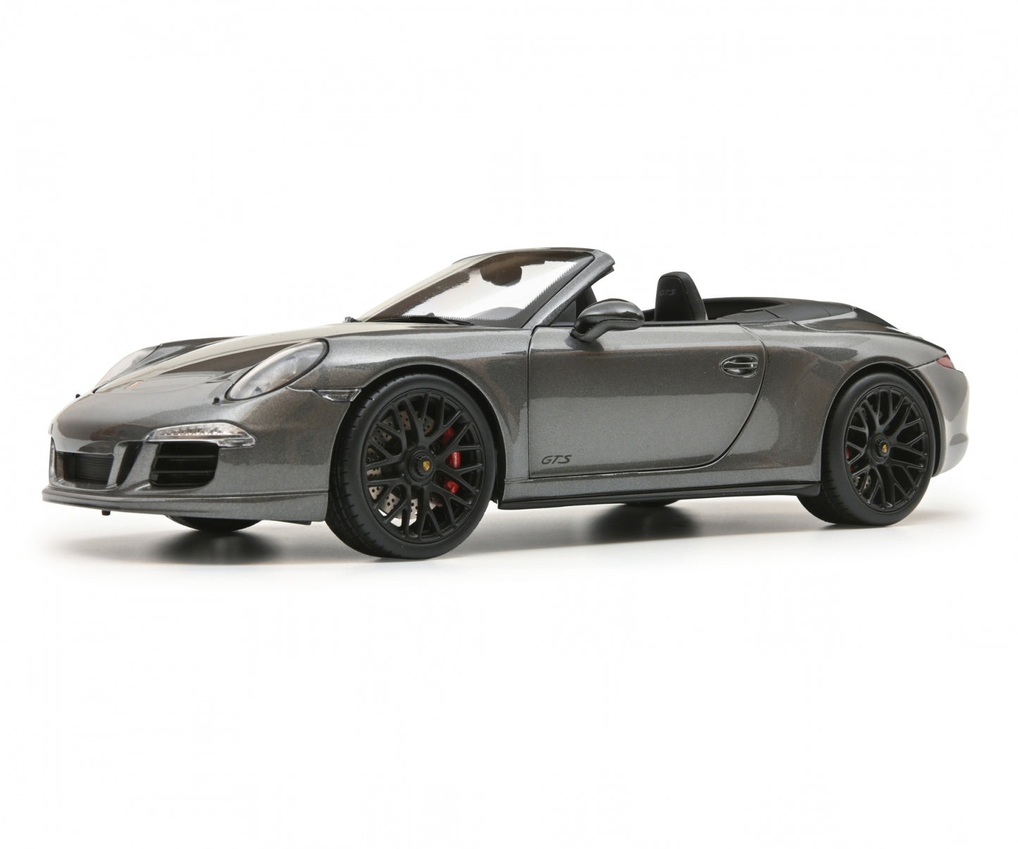 Schuco 1:18 Porsche 911 991 Carrera GTS Cabriolet Grey 450039800