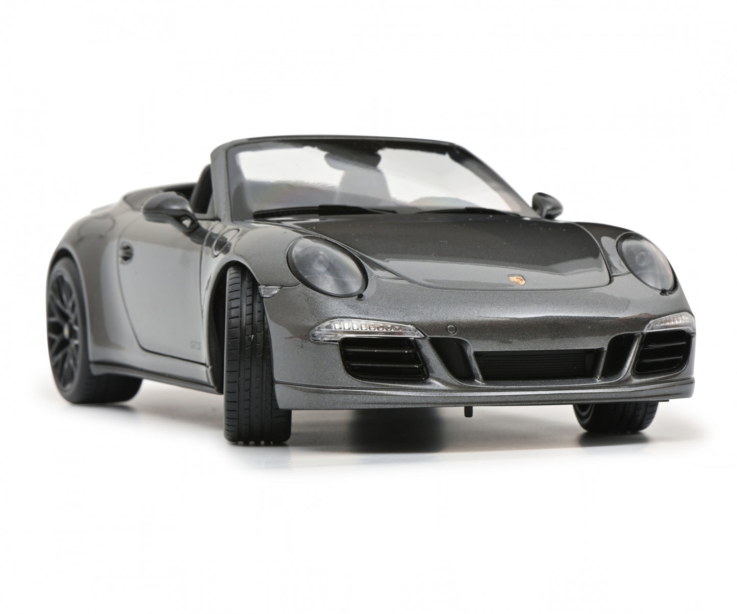 Schuco 1:18 Porsche 911 991 Carrera GTS Cabriolet Grey 450039800