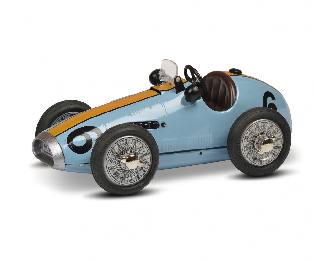 Schuco Grand Prix Racer Ferrari #6 construction kit Blue Clockwork car 450109200