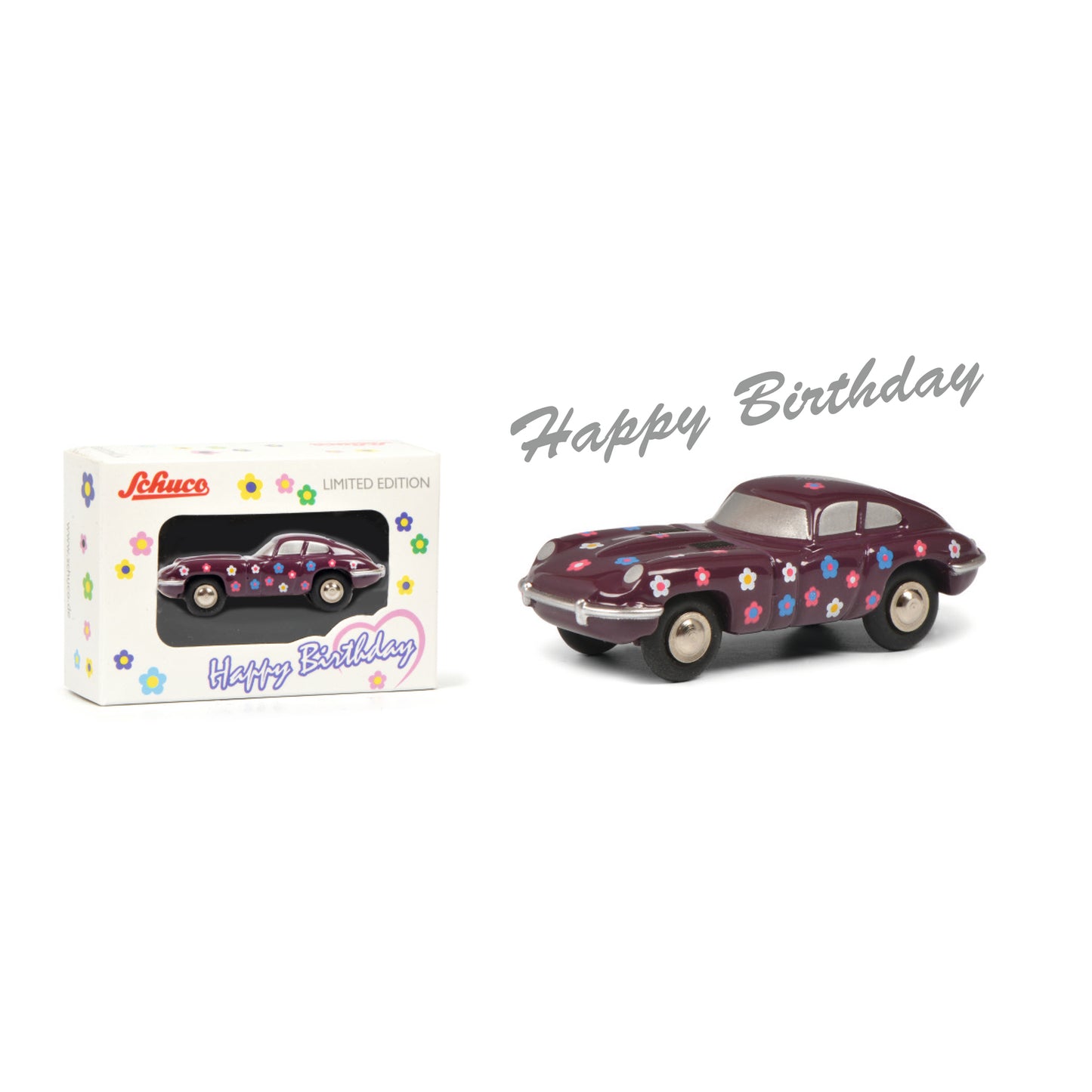 Schuco 1:90 Piccolo Jaguar E-Type Coupe Happy Birthday 2020 450168200