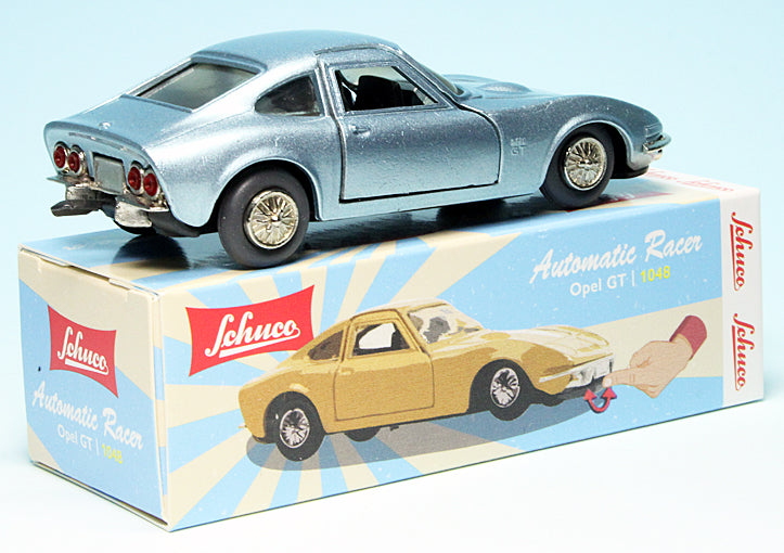 Schuco Micro Racer Opel GT Clockwork blue metallic 450176200