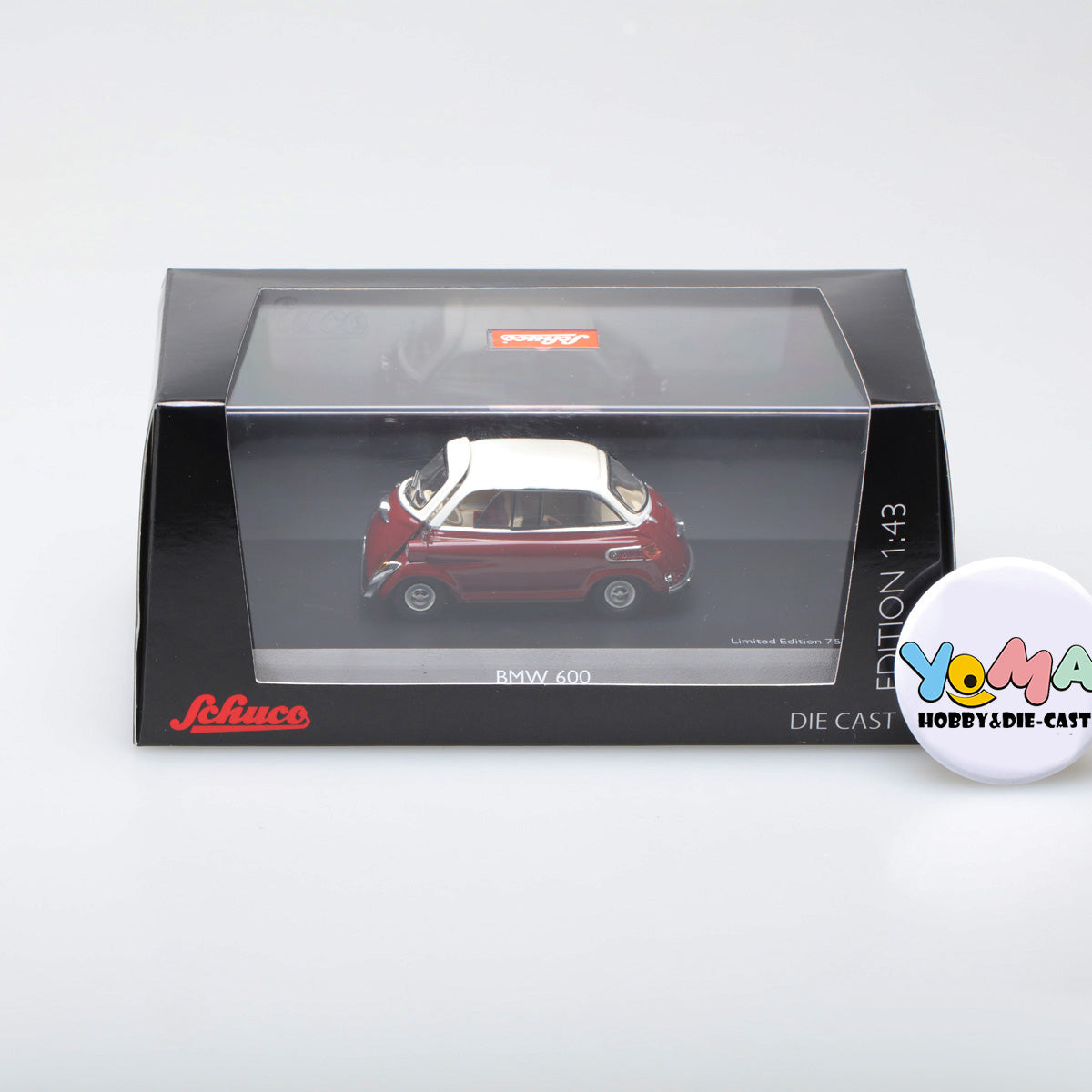 Schuco 1:43 BMW 600 red white 450235600