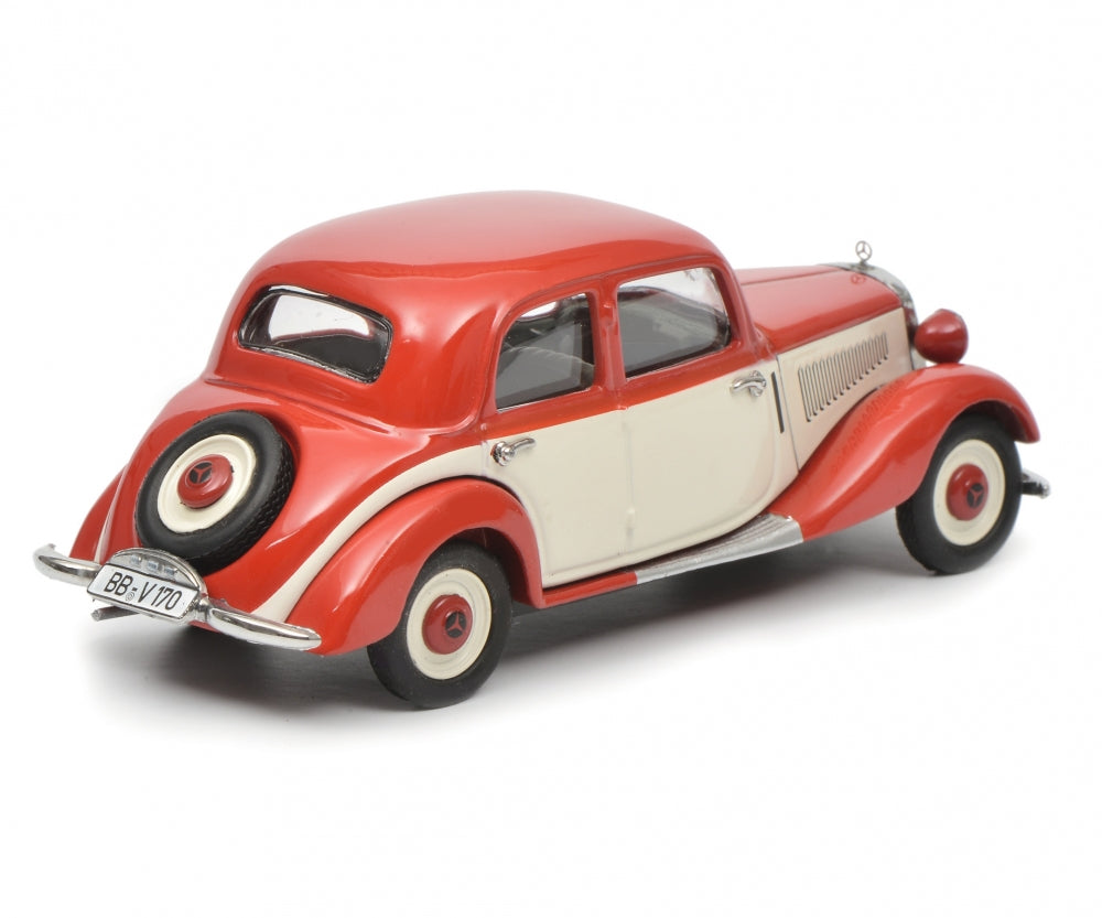 Schuco 1:43 Mercedes-Benz 170 V Limousine red white Limited 750 450247000