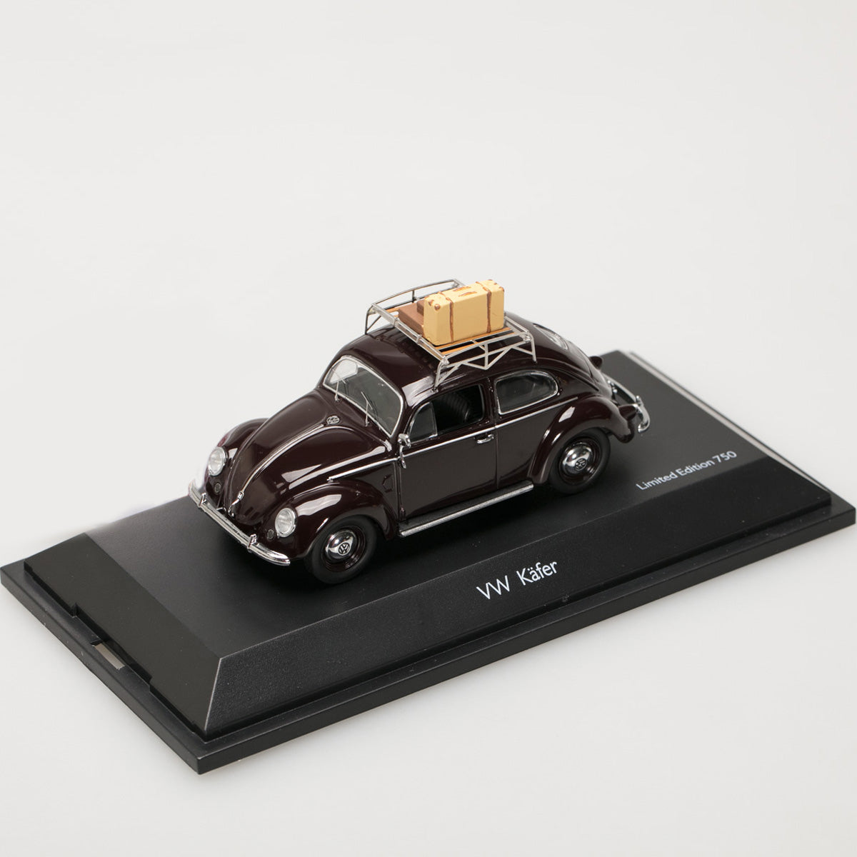Schuco 1:43 Volkswagen beetle wine red 450256800