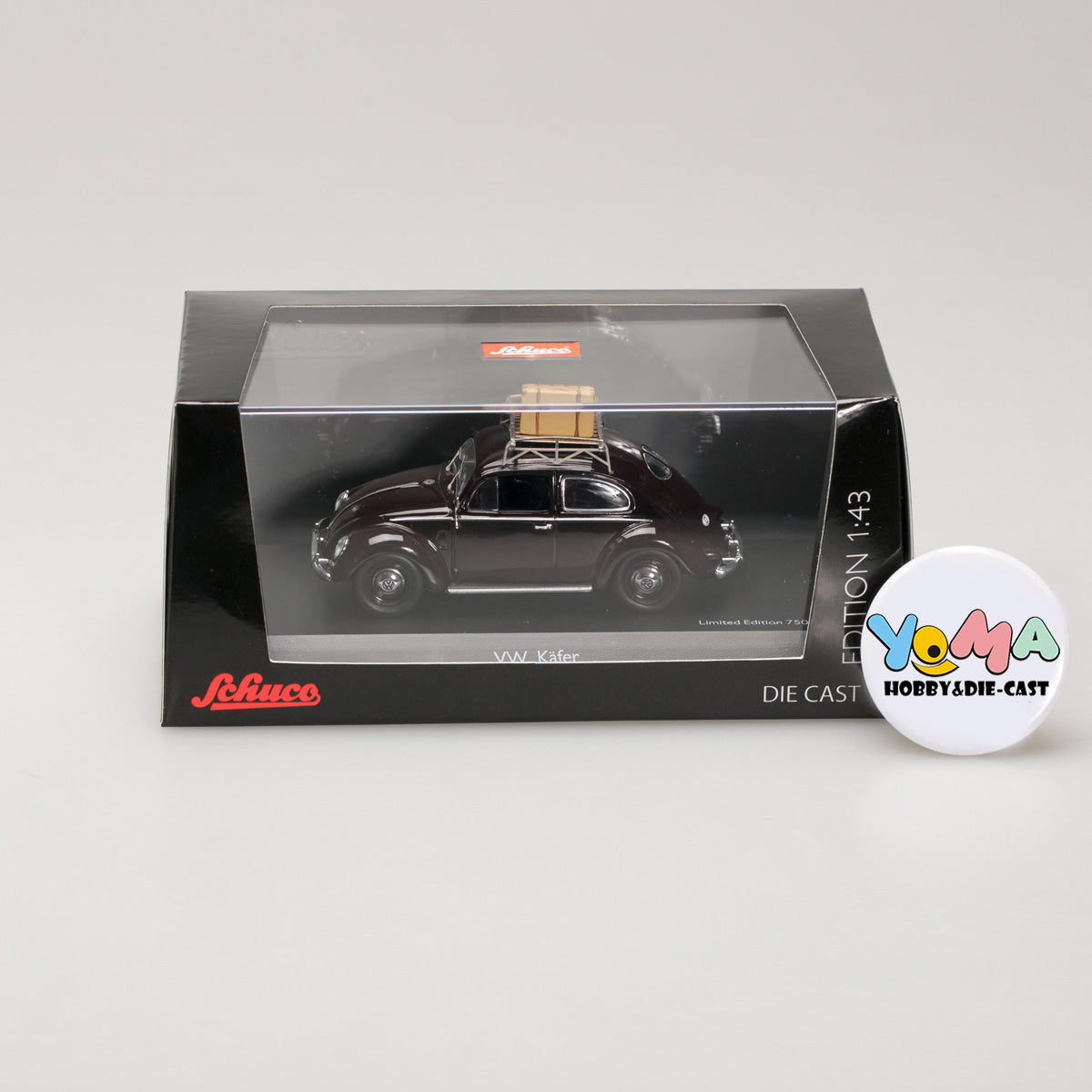 Schuco 1:43 Volkswagen beetle wine red 450256800