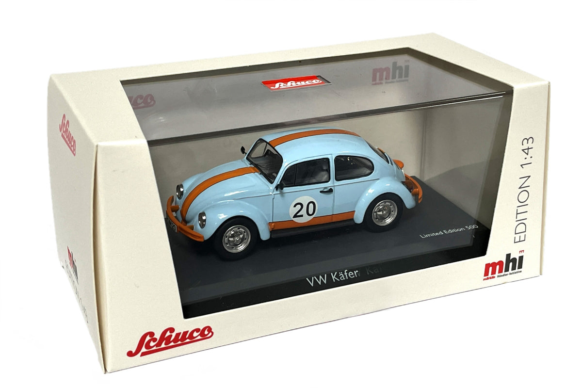 Schuco 1:43 Volkswagen Beetle #20 Gulf 450270400