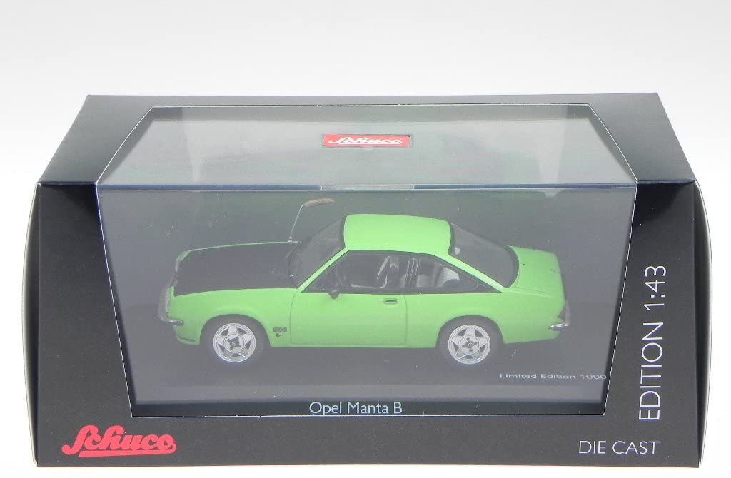 Schuco 1:43 Opel Manta B Green/Black 450276300