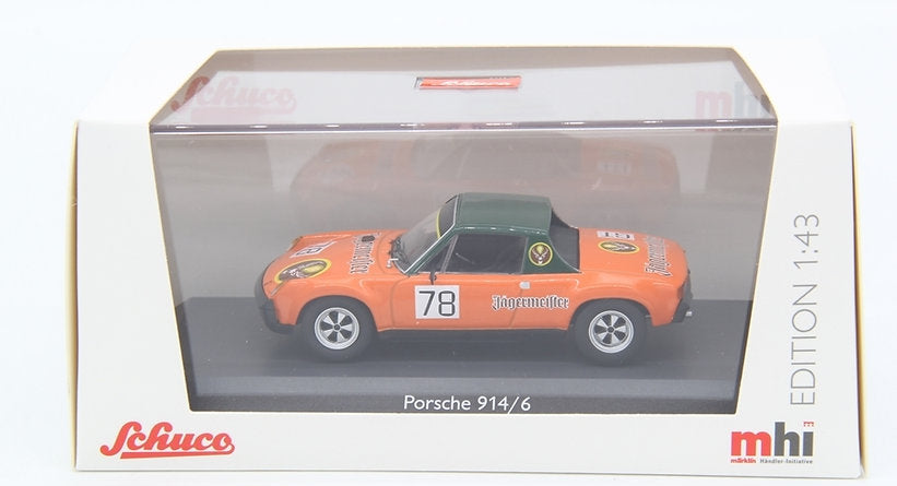 Schuco 1:43 MHI Porsche 914/6 Jagermeister 450290600
