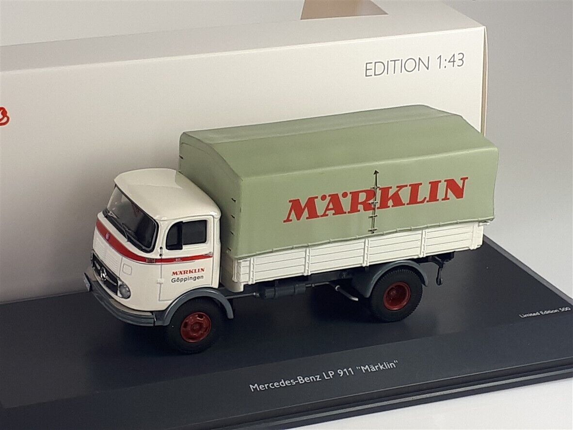 Schuco 1:43 Mercedes-Benz LP911 Marklin Flatbed Truck 450309900